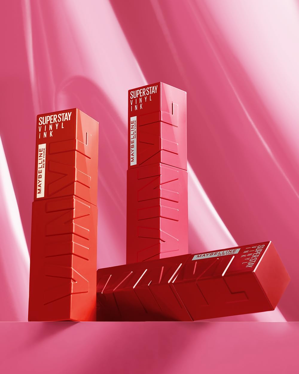 Maybelline Labial líquido brillante Superstay Vinyl Ink Tono Punchy, 4.2ml - Dura hasta por 16H, brillo instantáneo sin grumos, sin transferencias