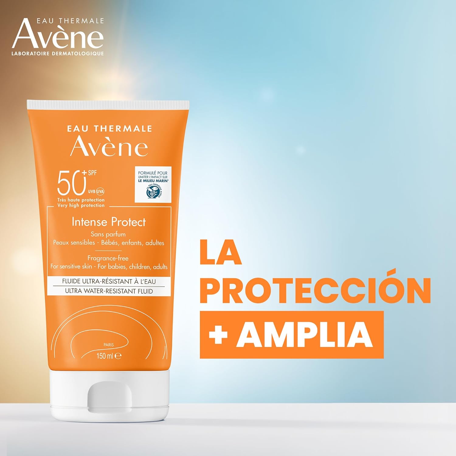 Avene Intense Protect, Protector Solar FPS 50+, 150ml