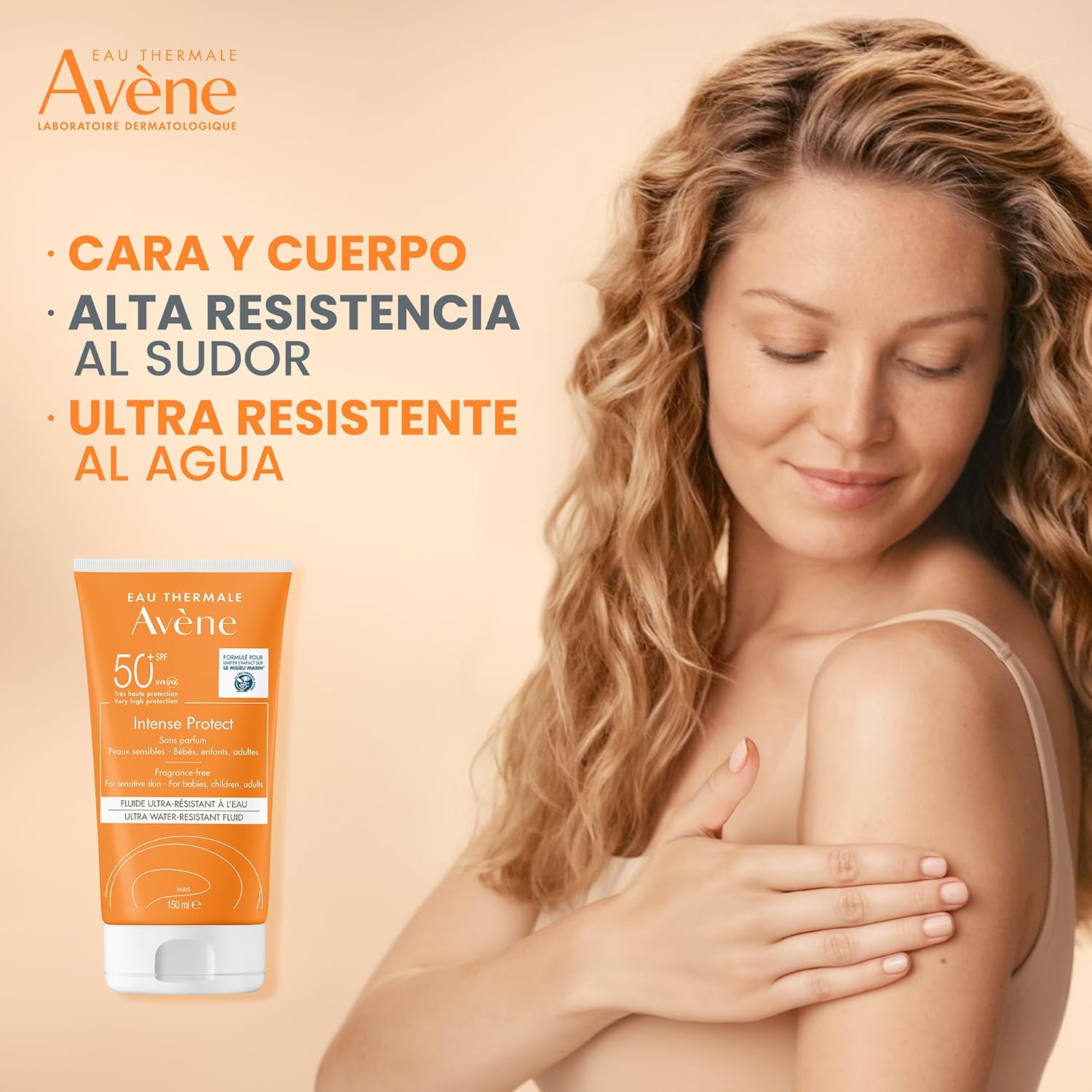 Avene Intense Protect, Protector Solar FPS 50+, 150ml