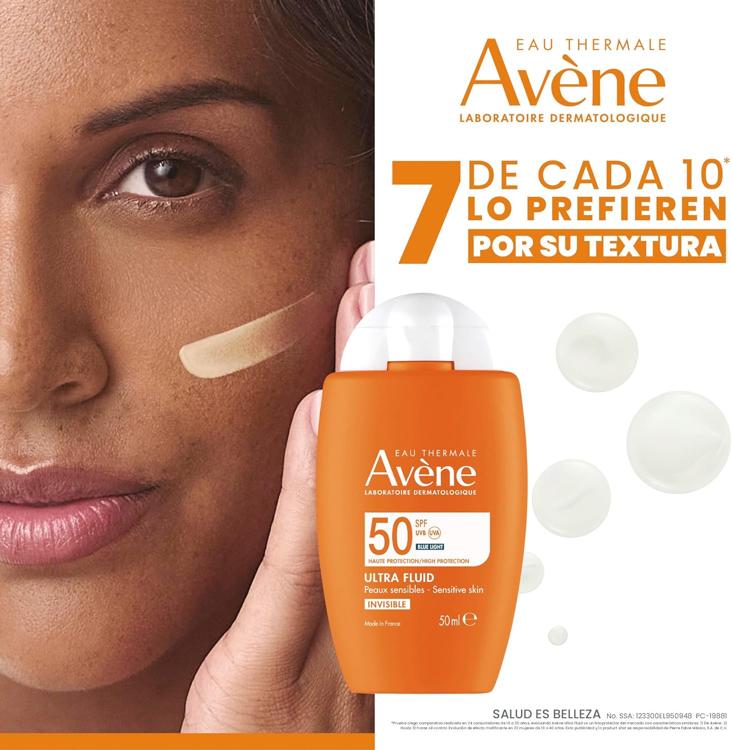 Avène Solar Ultra Fluid Ultra Mat SPF50 50 ml