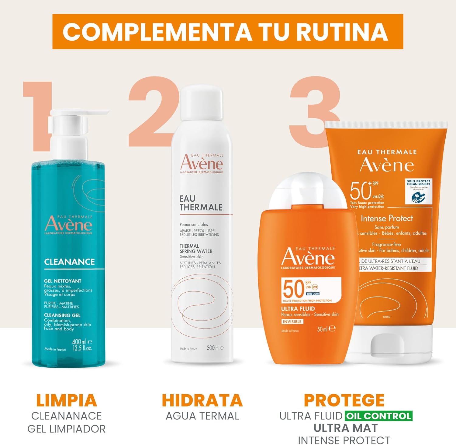 Avène Solar Ultra Fluid Ultra Mat SPF50 50 ml