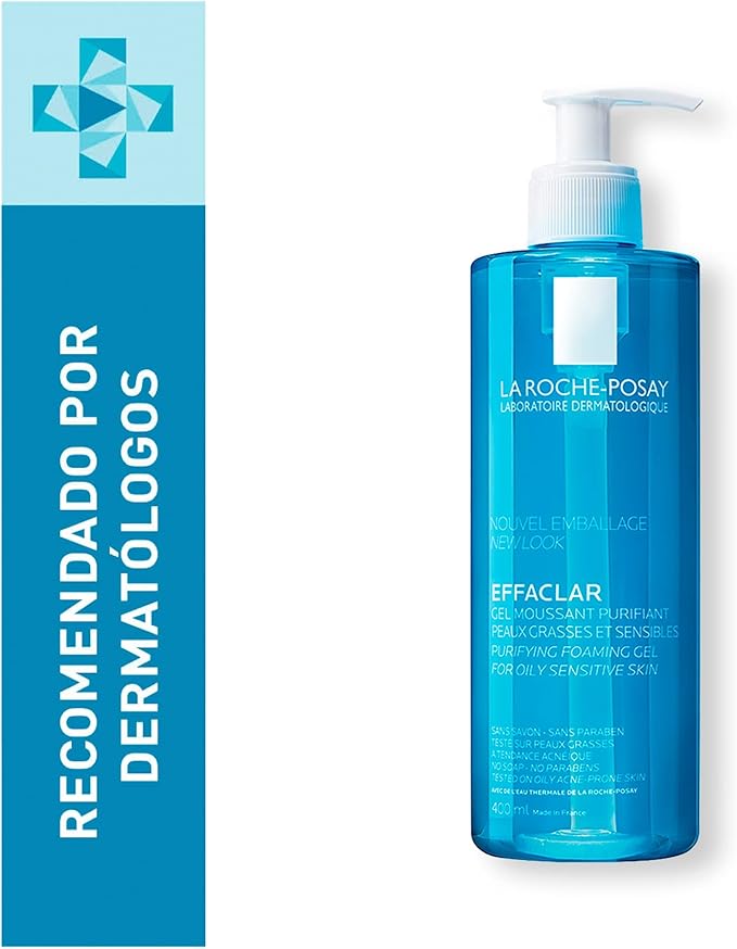 Limpiador Facial La Roche Posay Effaclar Gel Purificante Para Piel Mixta a Grasa 400ml