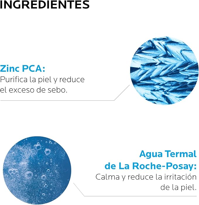 Pack Limpiador Facial La Roche Posay Effaclar Gel Purificante Para Piel Mixta a Grasa 400ml 02 Unidades