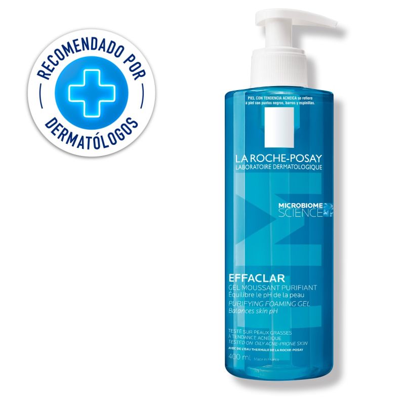 Limpiador Facial La Roche Posay Effaclar Gel Purificante Para Piel Mixta a Grasa 400ml