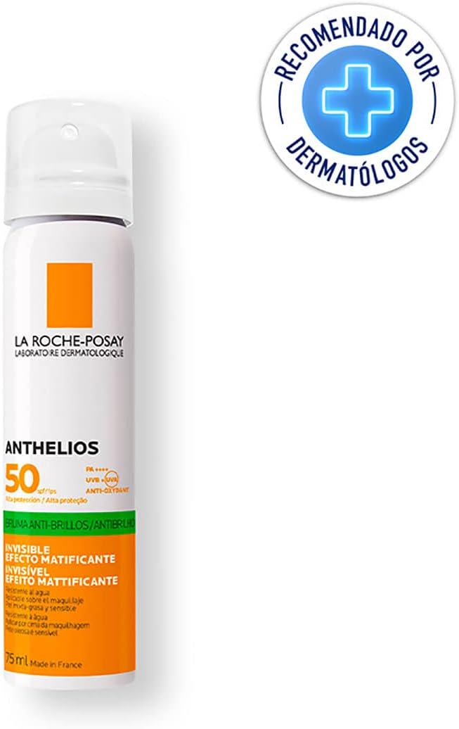 La Roche-Posay Anthelios Bruma Invisible Ultraligera FPS 50+ Protector Solar Facial Spray, 75ml