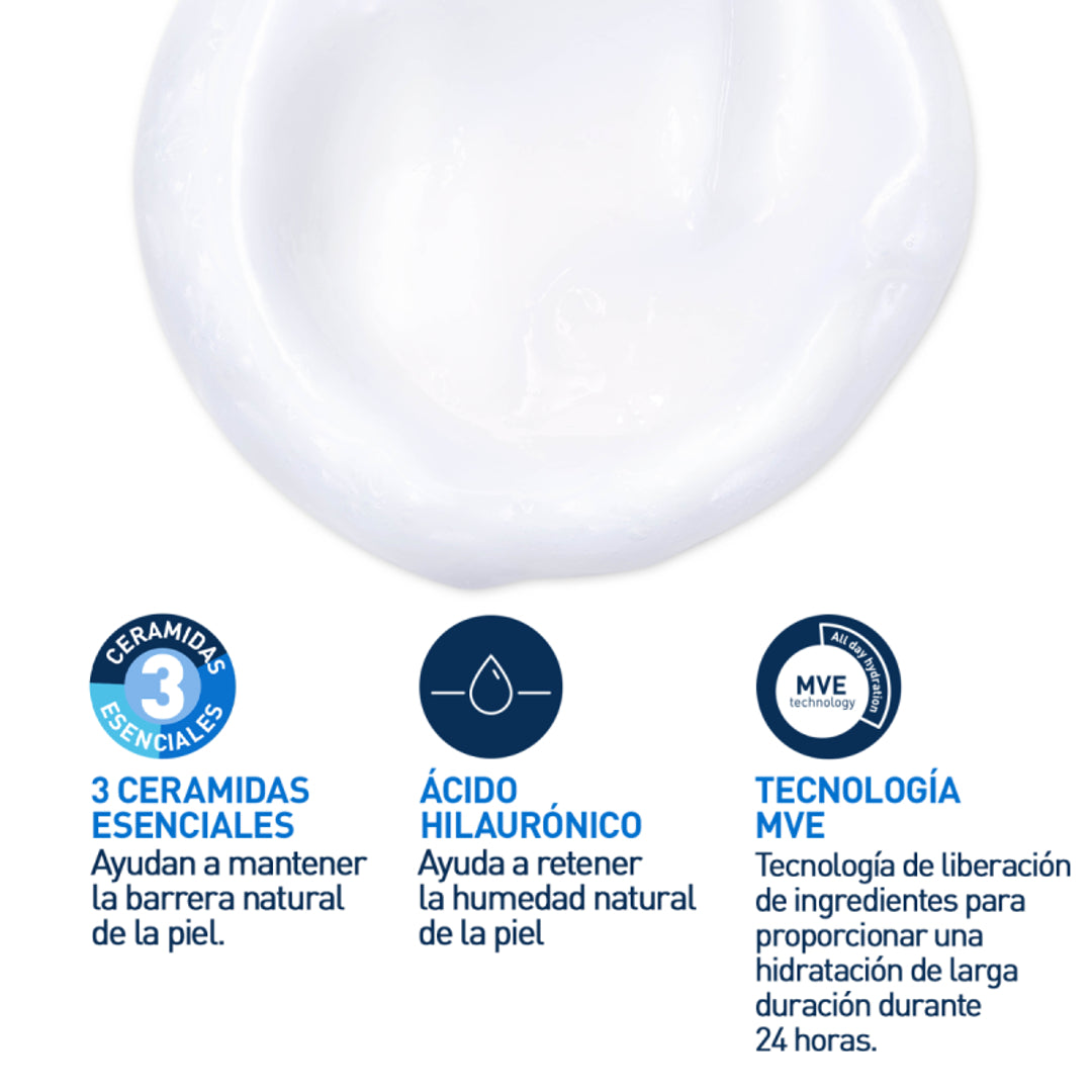 CeraVe Limpiadora Hidratante para Rostro y Cuerpo 473 ml