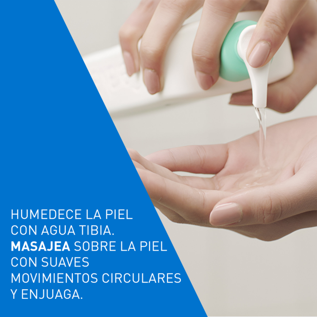 Cerave Gel Limpiador Espumoso Diario para Piel Mixta, Grasa o con Acné 473ml