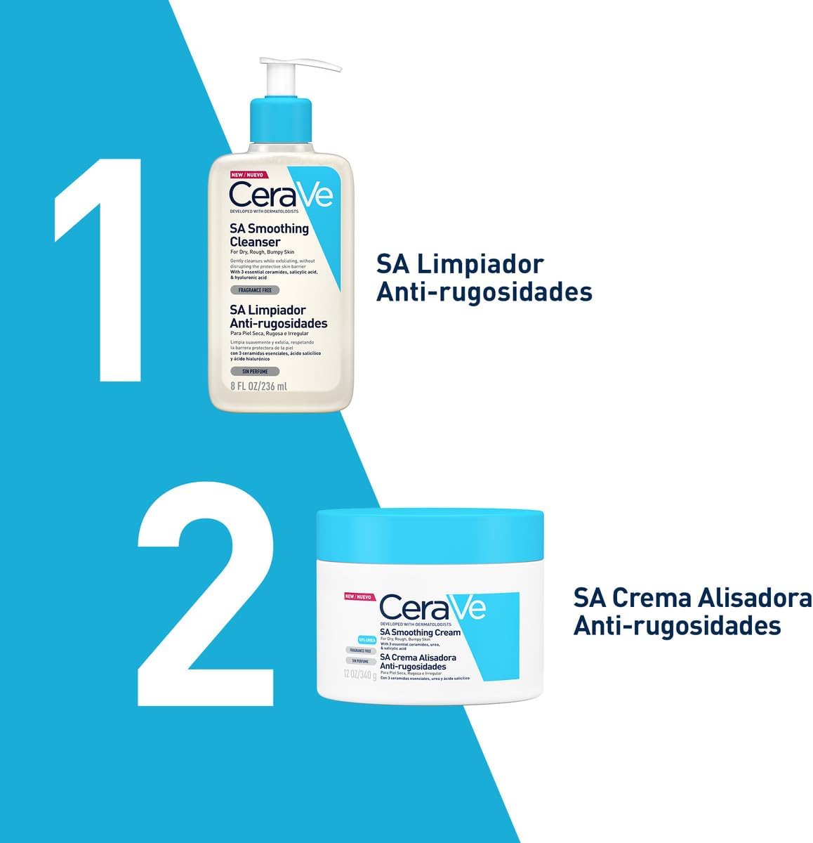 Cerave SA Limpiador Anti-rugosidades 236ml