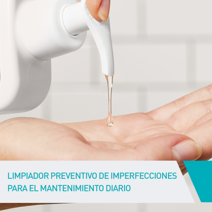 CeraVe Espuma limpiadora antiacné/Imperfecciones para piel grasa, 236 ml