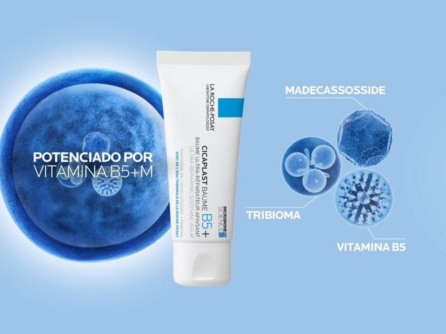Bálsamo Multireparador La Roche Posay Cicaplast Baume B5 Calma y Protege Piel Irritada 40ml