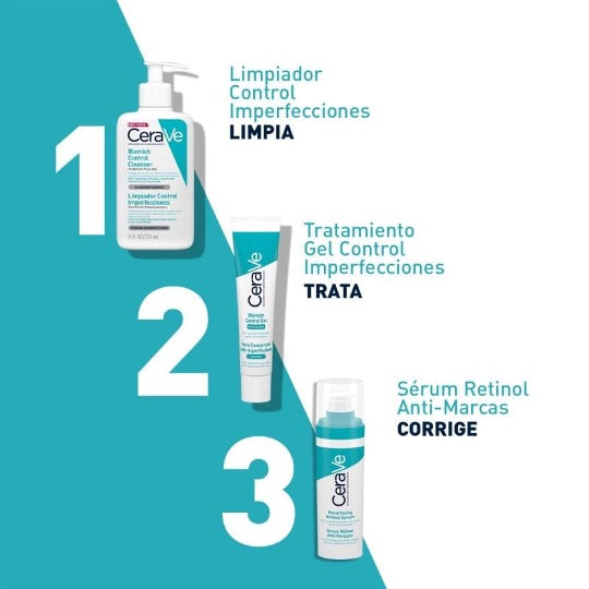 Cerave Serum Retinol Anti-Marcas Para Piel Grasa o Acne, 30ml
