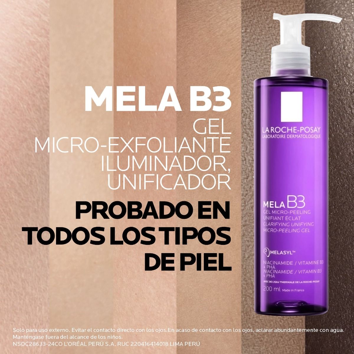 La Roche-Posay Mela B3 Limpiador 200ml