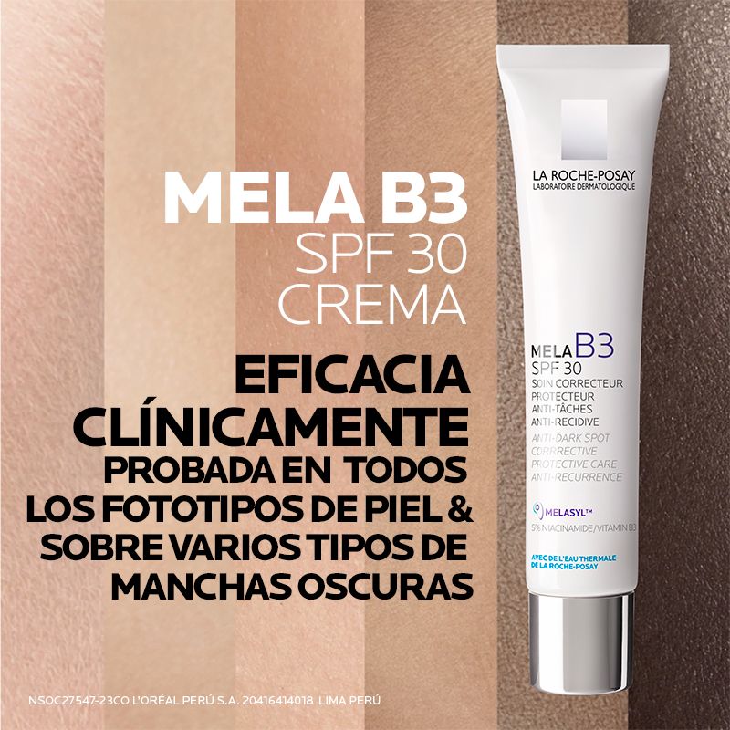 La Roche-Posay Mela B3 Crema Hidratante FPS30, 40ml
