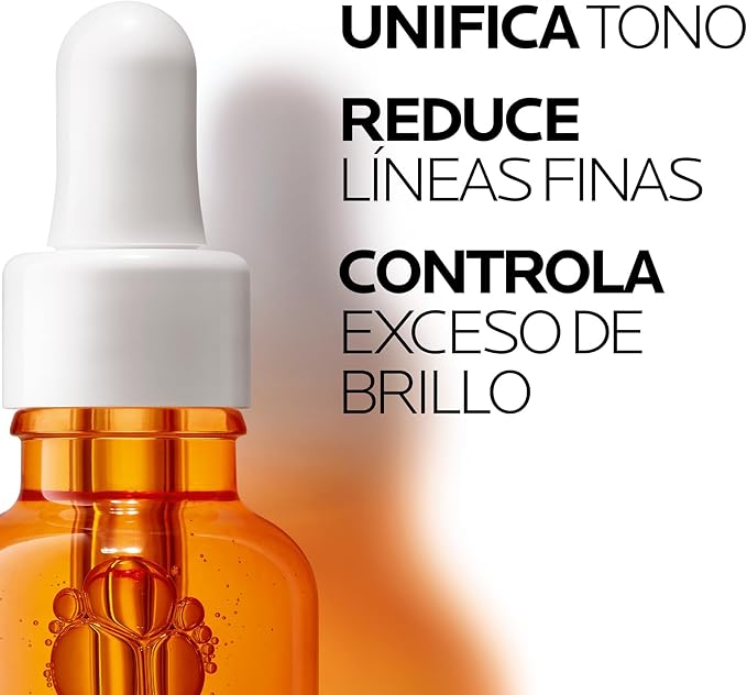 La Roche Posay Pure Vitamin C12 Oil Control Serum 30ml Serum anti-oxidante con 12% de Vitamina C y Ácido Salicílico para piel mixta a grasa