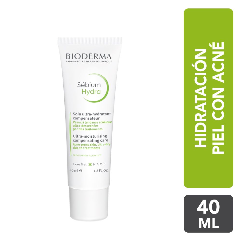 BIODERMA, Sébium Hydra Crema Facial Hidratante Restauradora por 24 Horas, 40ML