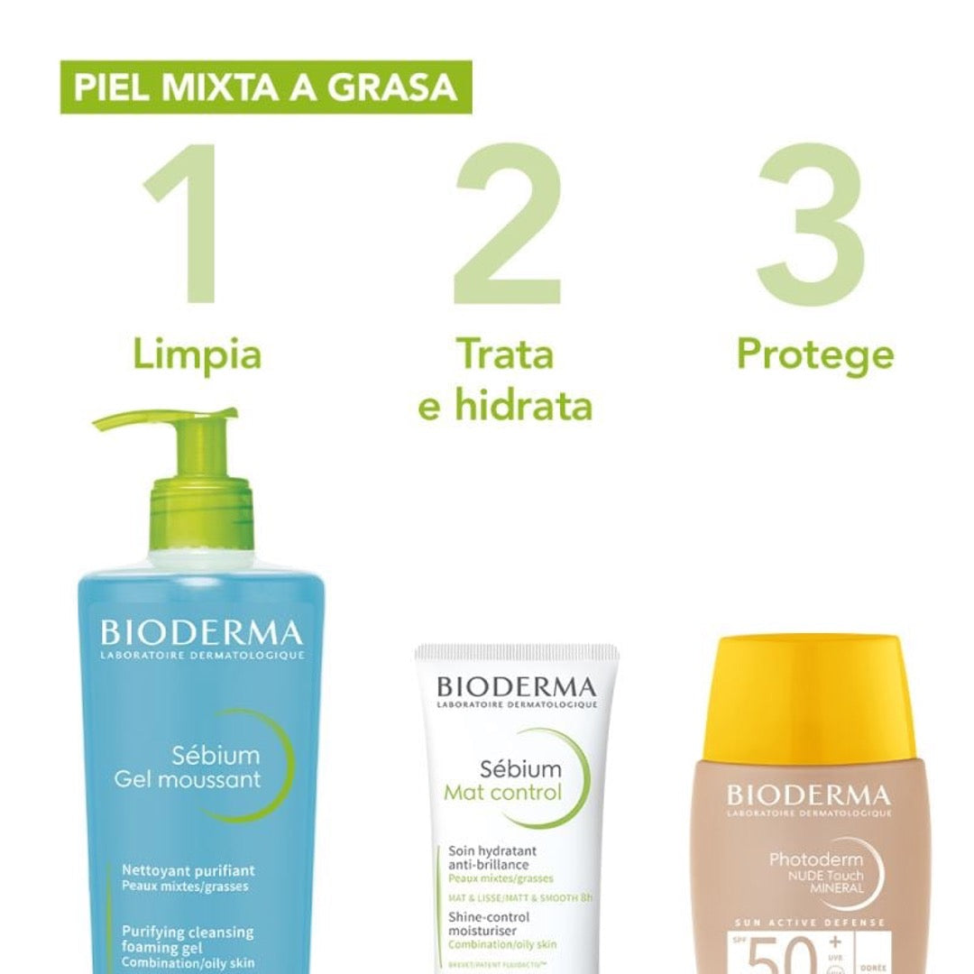 Bioderma - Crema Sébium MAT Control para piel grasa - 30mL