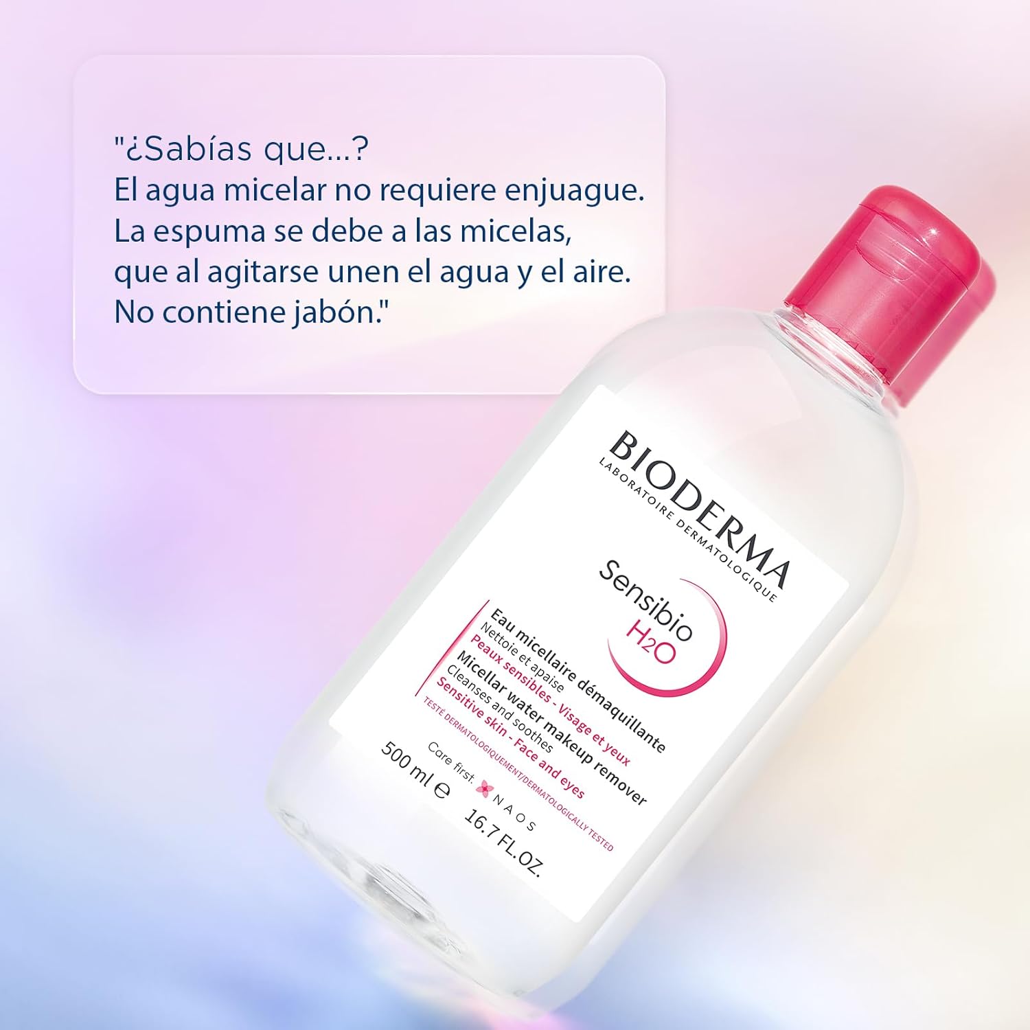 Bioderma Sensibio H2O Agua Micelar - 500ml/16.7oz