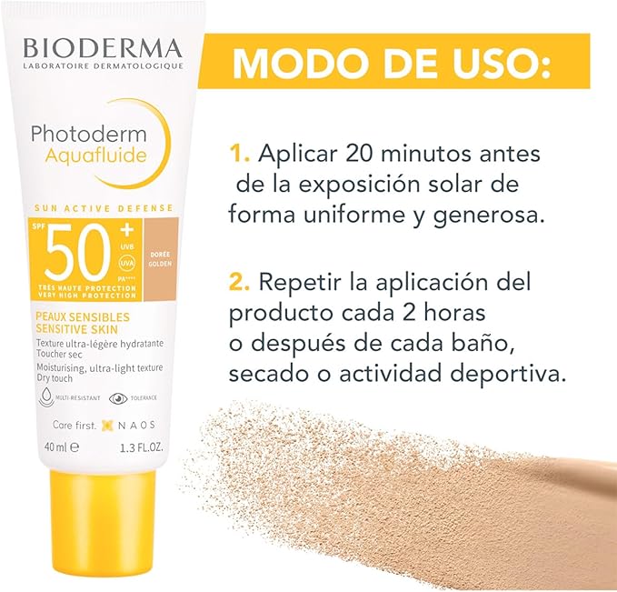 Bioderma Photoderm Aquafluide Doree FPS50+ 30 ML