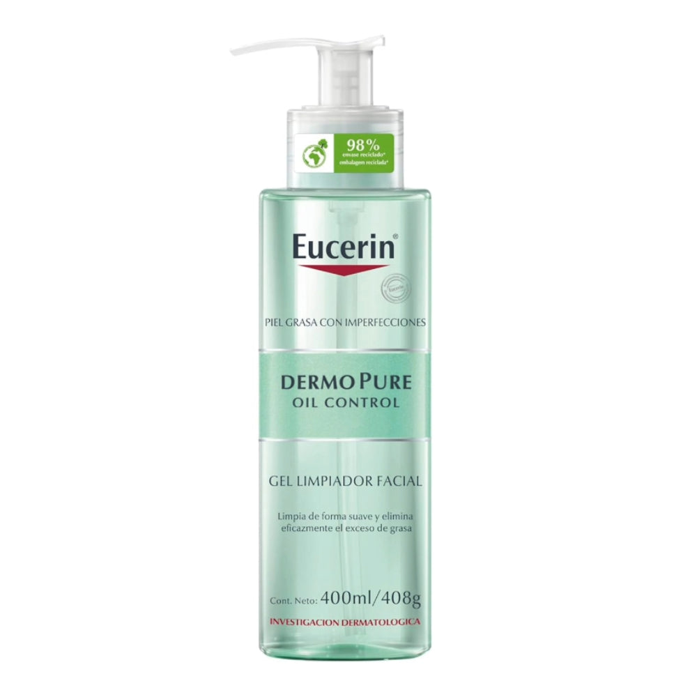 Eucerin DermoPure Gel Limpiador Facial, 200 ml