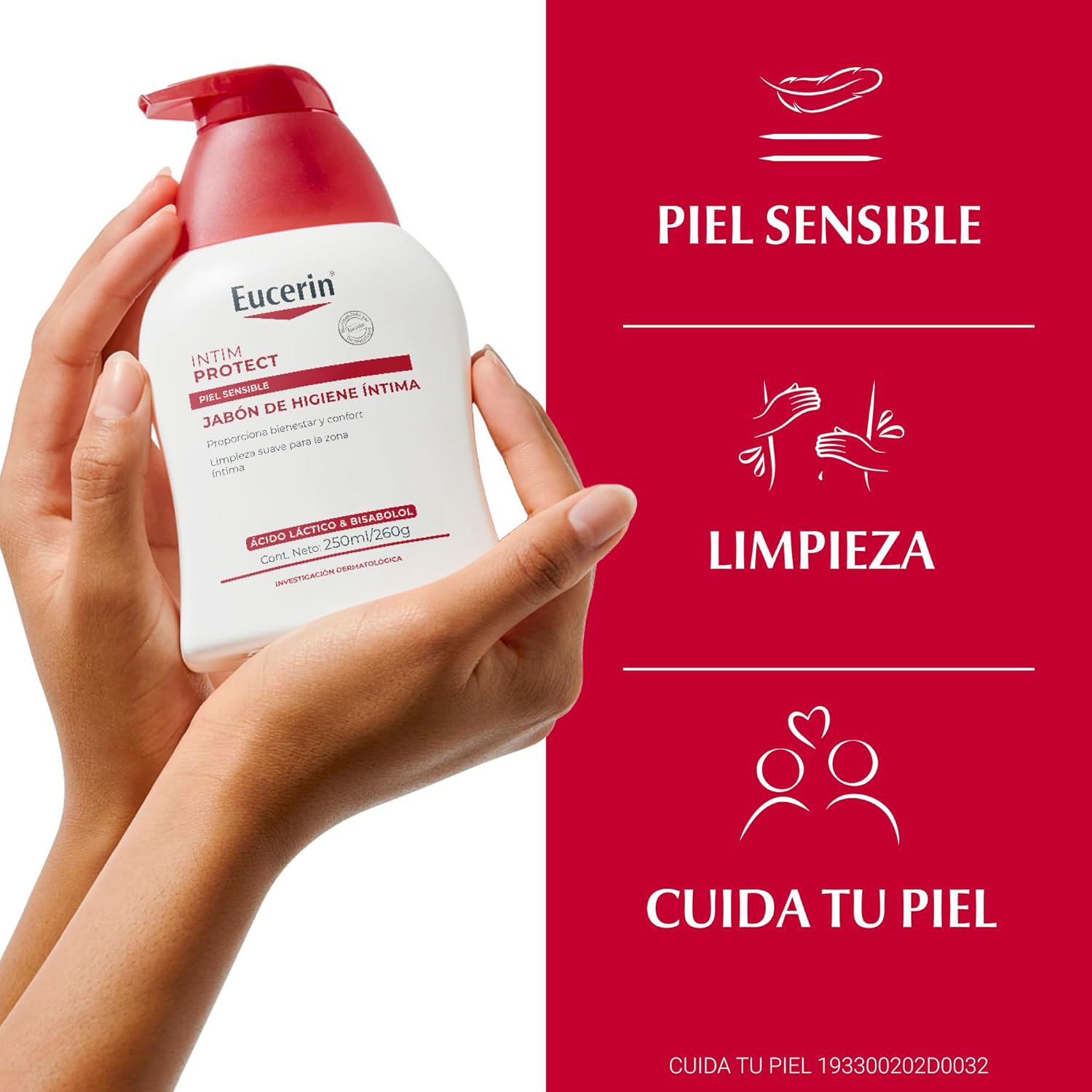 Eucerin Higiene Intima 250ml, color, 250 ml