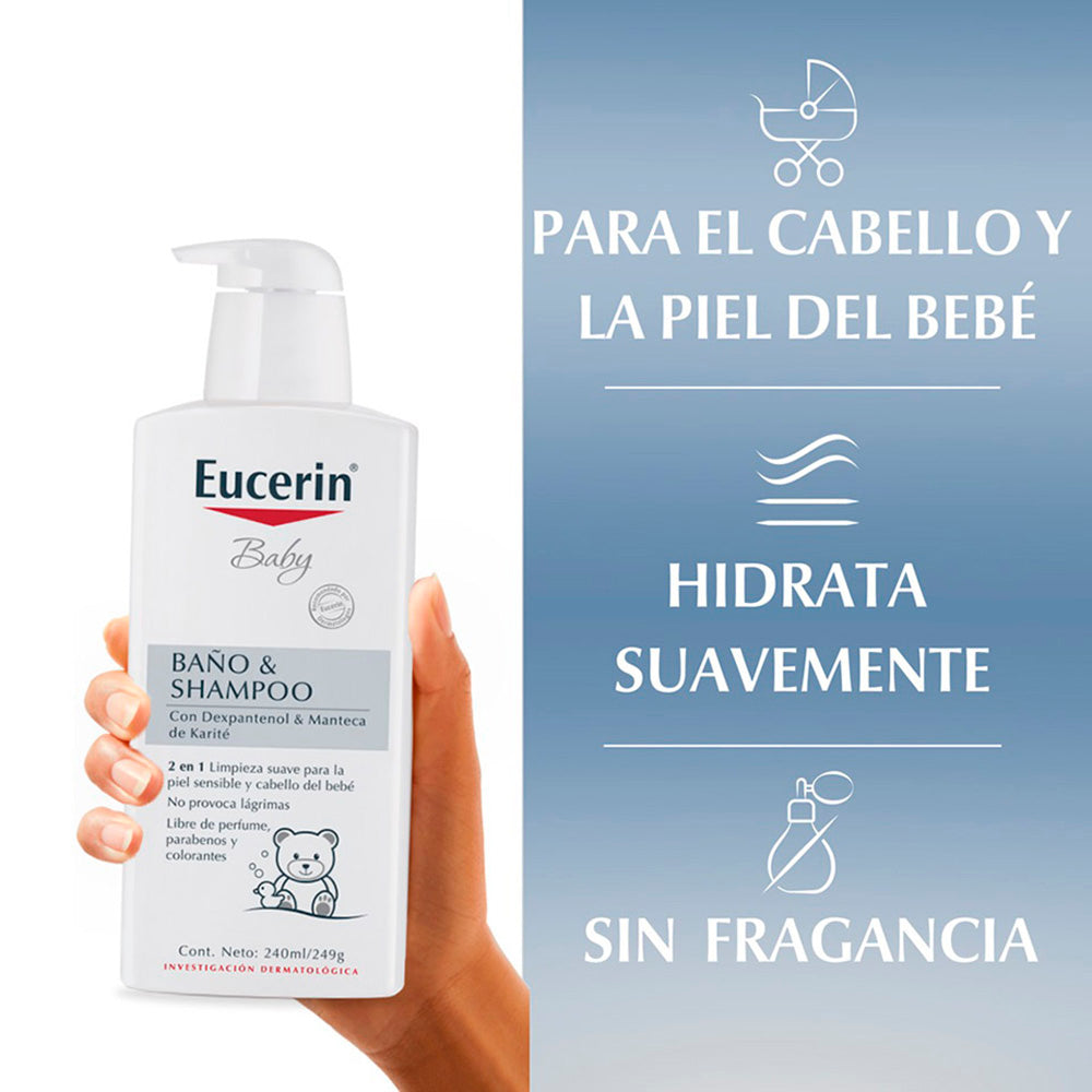 Baño y Shampoo Eucerin Baby 400ml