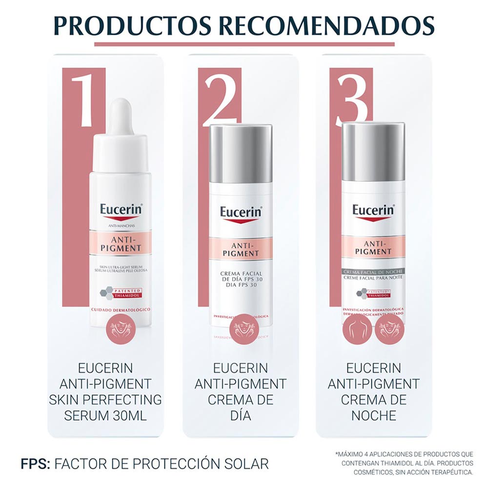 Eucerin Crema facial hidratante noche anti manchas Anti Pigment, 50ml