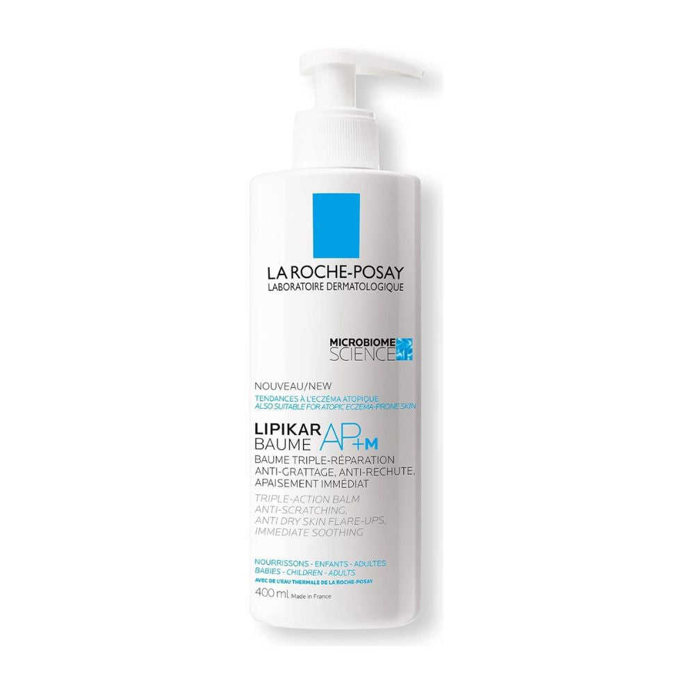 La Roche-Posay Lipikar Baume AP+M Crema Corporal para Piel Muy Seca o con Tendencia Atopica. Humecta la Piel y Reduce la Comezon, 400 ml