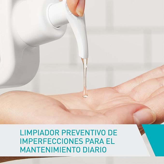 CeraVe Espuma limpiadora antiacné/Imperfecciones para piel grasa, 473ml