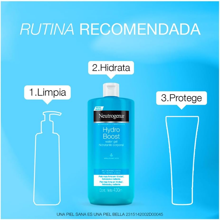 Crema corporal en gel Neutrogena Hydro Boost Ácido Hialurónico 400 ml