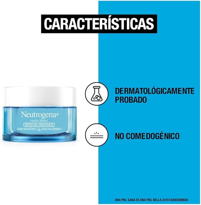 NEUTROGENA Pack Hidratante Facial Hydro Boost Water gel 50 g 02 Unidades