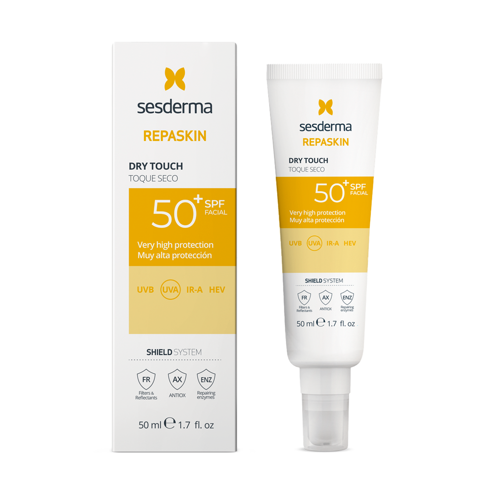 Sesderma Repaskin Toque Seco Previene Fotoenvejecimiento Momento De Aplicación Día/noche Tipo De Piel Mixta SPF50 50ml