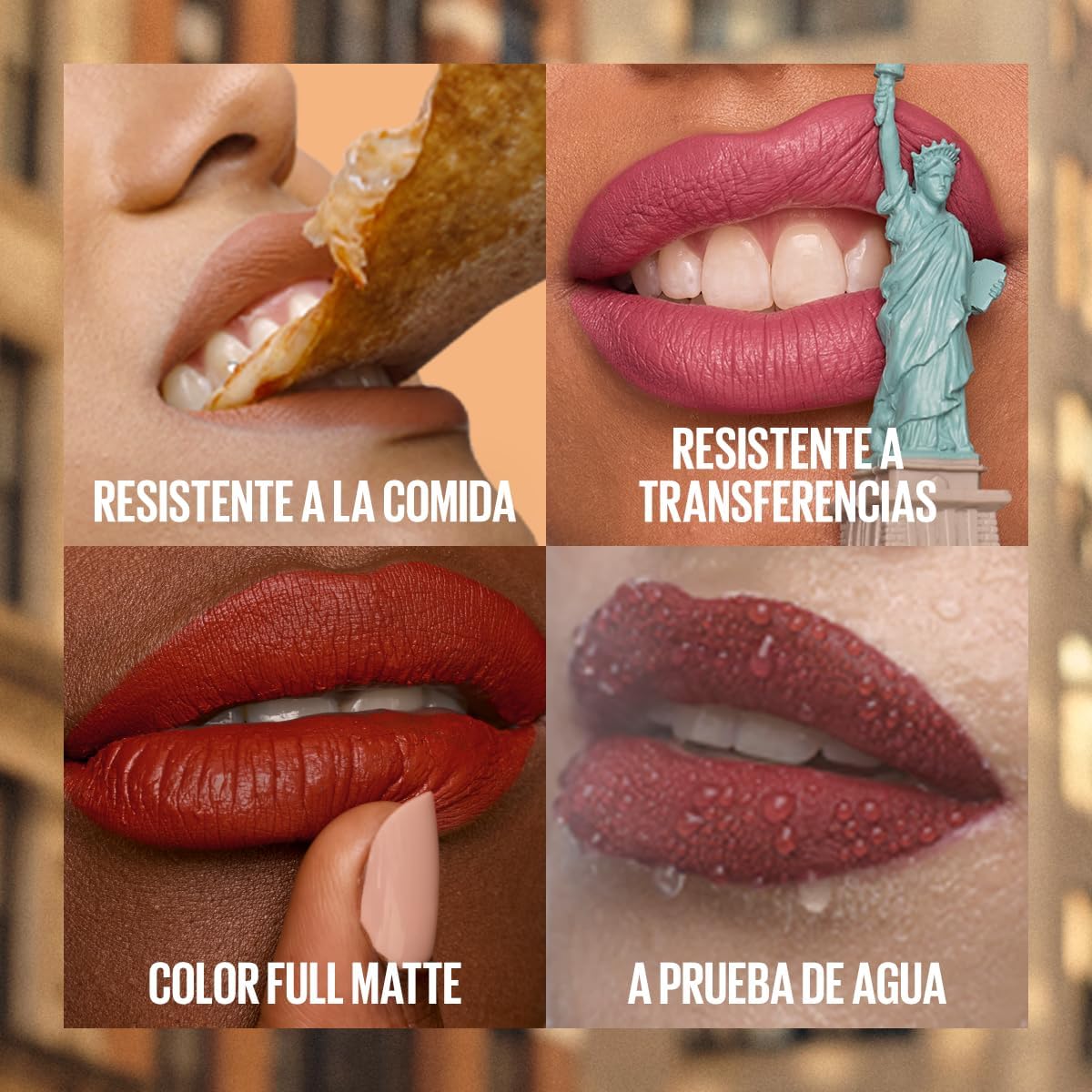 Maybelline Labial líquido mate Superstay Matte Ink Tono 20 Pioneer, 5ml - Lipstick matte de larga duración, color intenso por hasta 16H, alta pigmentación, no transfiere