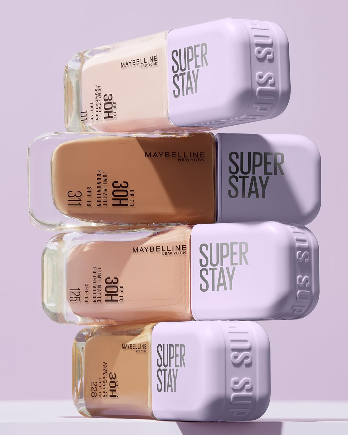 Maybelline Base de maquillaje líquida Superstay Lumi Matte Tono 119, 40ml - Efecto mate luminoso hasta por 30H, fórmula ligera de larga duración a prueba de agua y sudor