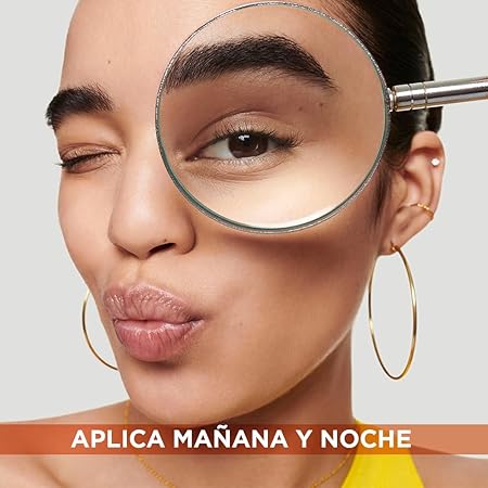 Garnier Express Aclara Crema de Ojos para Reducción Ojeras con Vitamina C + Niacinamida + Cafeína, 15 ml
