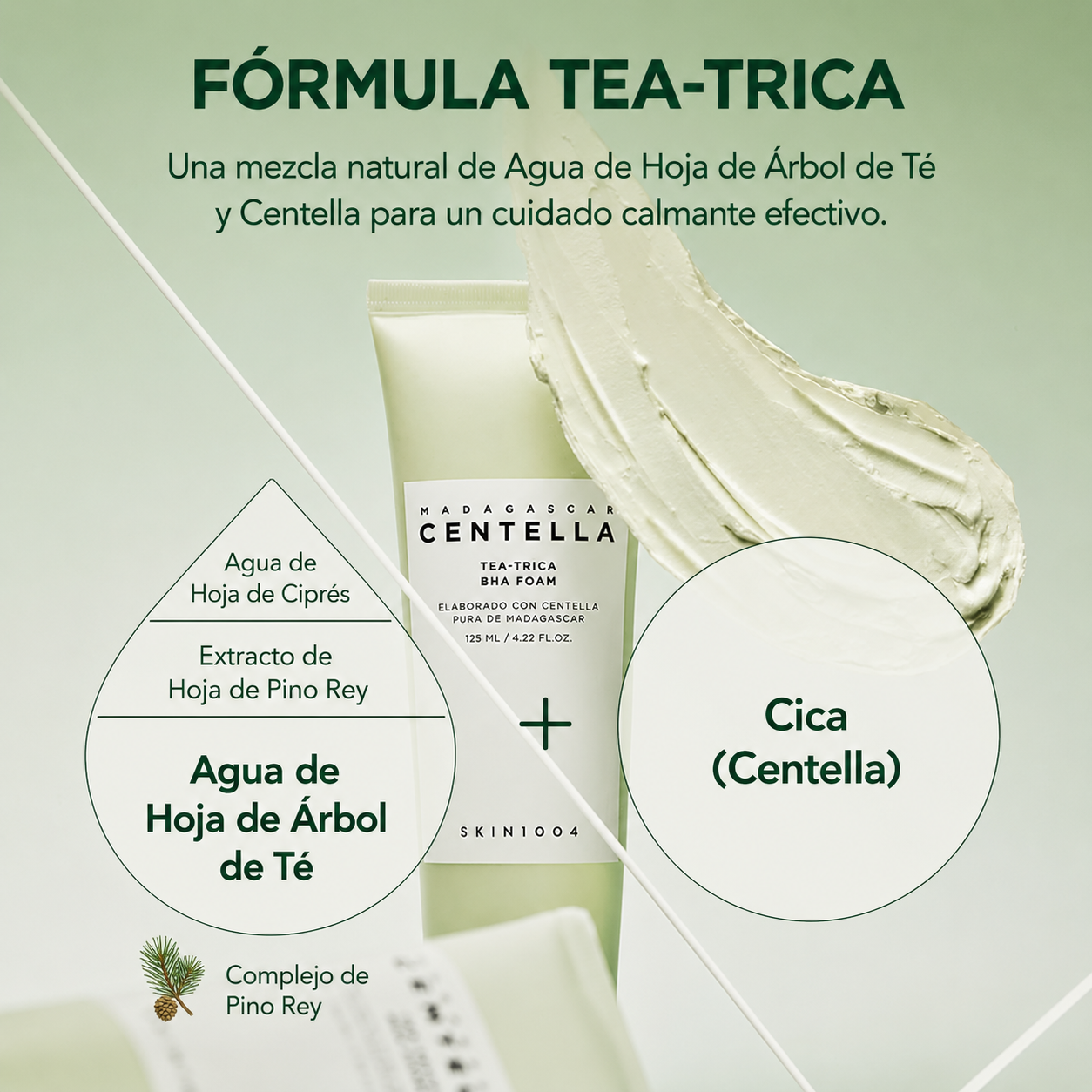 Madagascar Centella Tea-Trica Bha Foam 125 ml