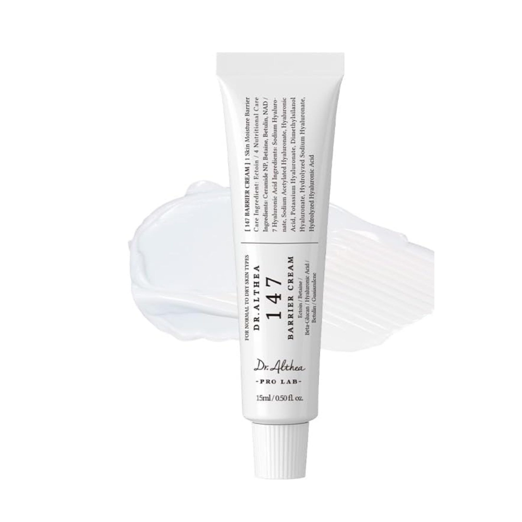 Dr.Althea 147 Barrier Cream, Cuidado Diario de la Barrera Cutánea, Hidratación Intensa con Ácido Hialurónico y Ceramidas.