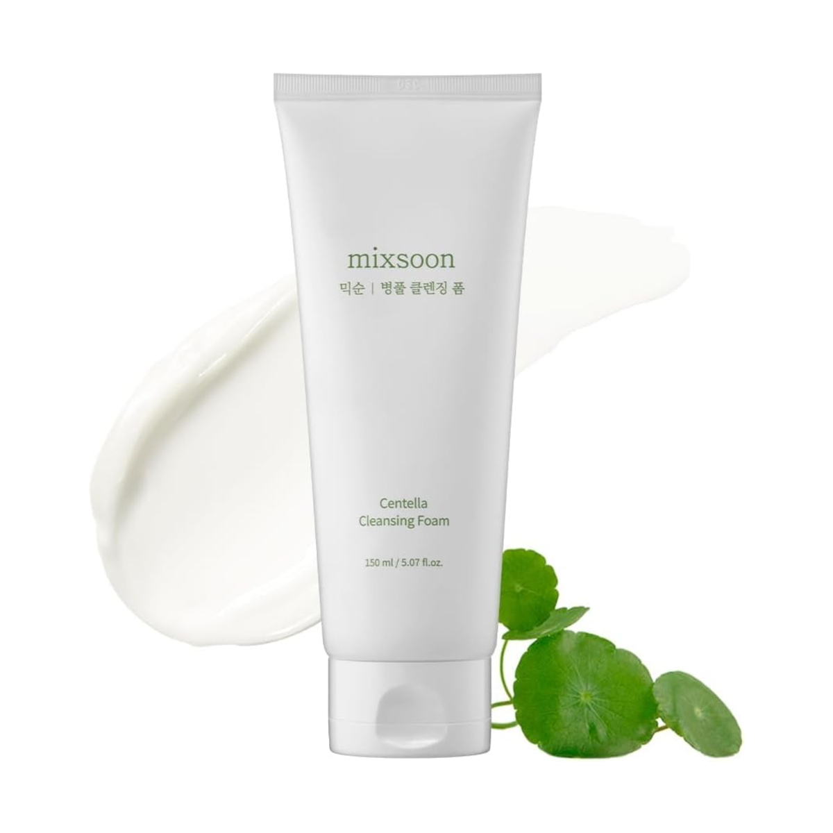 Mixsoon Centella Cleansing Foam – Espuma con CICA y ácido salicílico, 150 ml