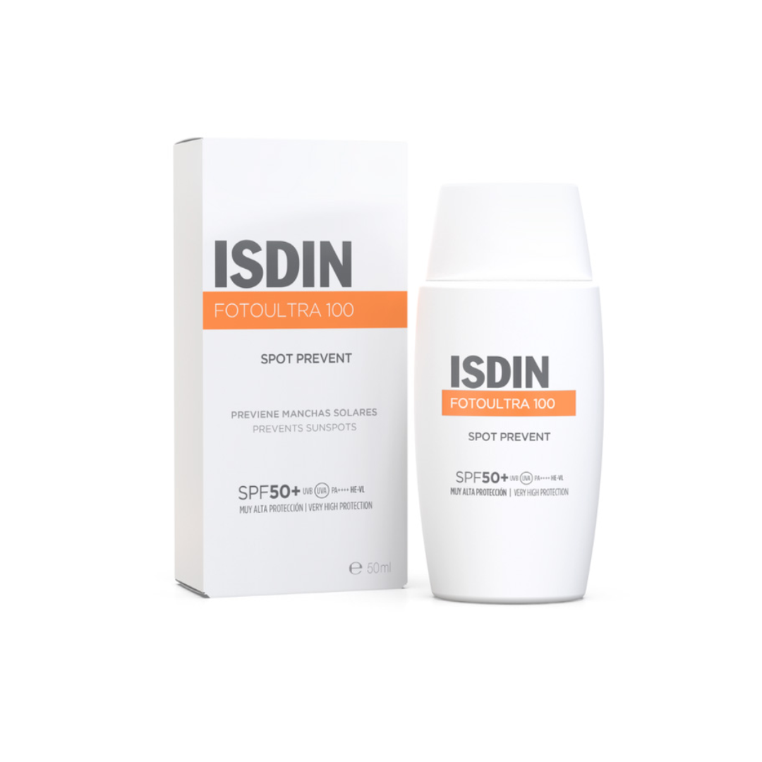ISDIN Protector Solar Fotoultra Spot Preventv SPF 50+ - 50 ml - Bloqueador