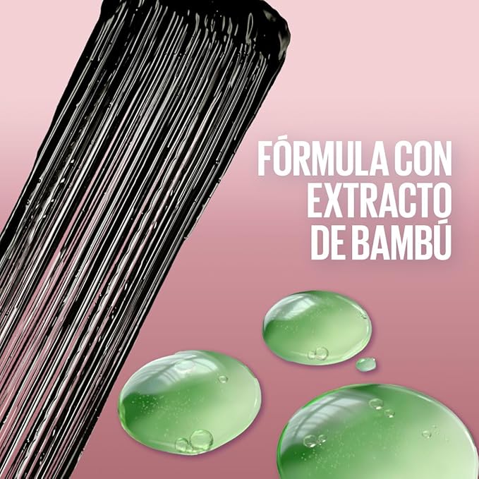 Maybelline Mascara de pestañas Sky High A prueba de agua, 6ml - Brinda alargamiento y volumen hasta por 12H, fórmula con extracto de bambú, levanta las pestañas desde la raíz, no deja grumos, waterproof