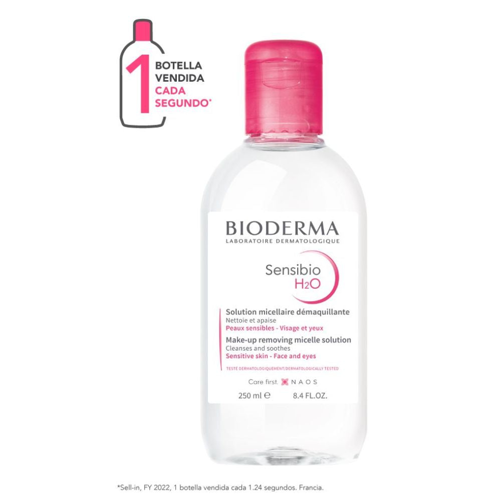 BIODERMA, Agua Micelar Sensibio H2O,  250 ml