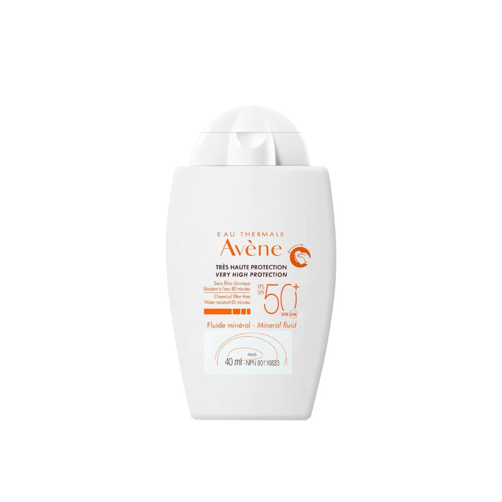 Avene Protector Solar Fluido Mineral 50+40 ML pieles intolerantes