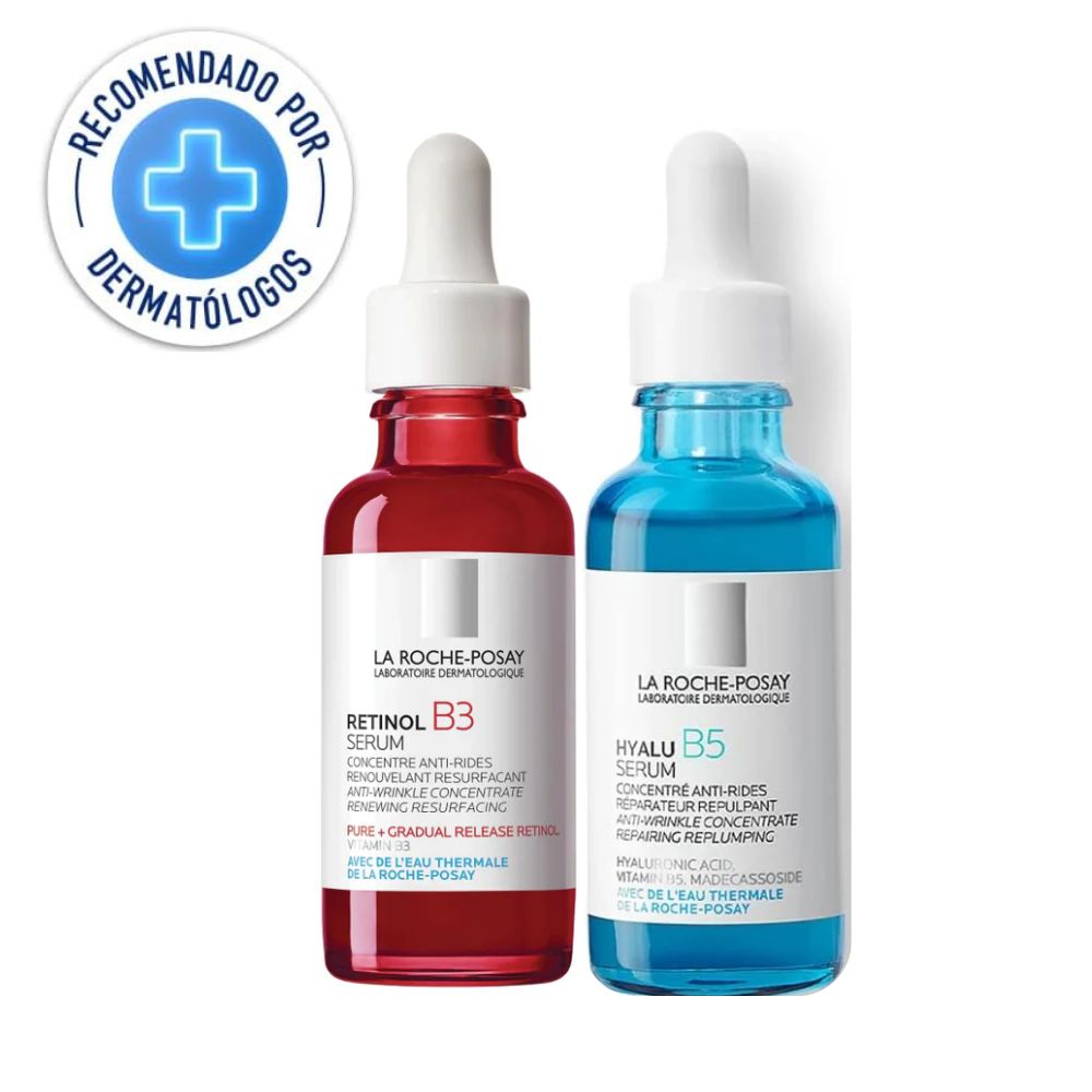 La Roche Posay Dúo Pack Adios Arrugas - Retinol B3 Serum - y - Hyalu B5 Serum
