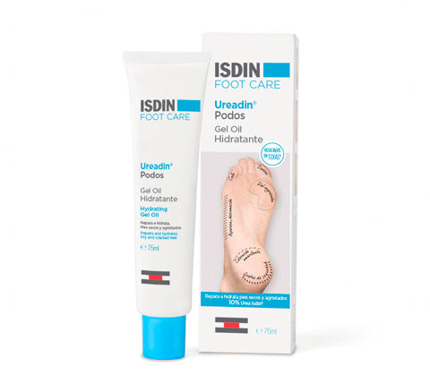 ISDIN Ureadin Podos Gel Oil 75ml - Elimina asperezas del talón y de la planta del pie