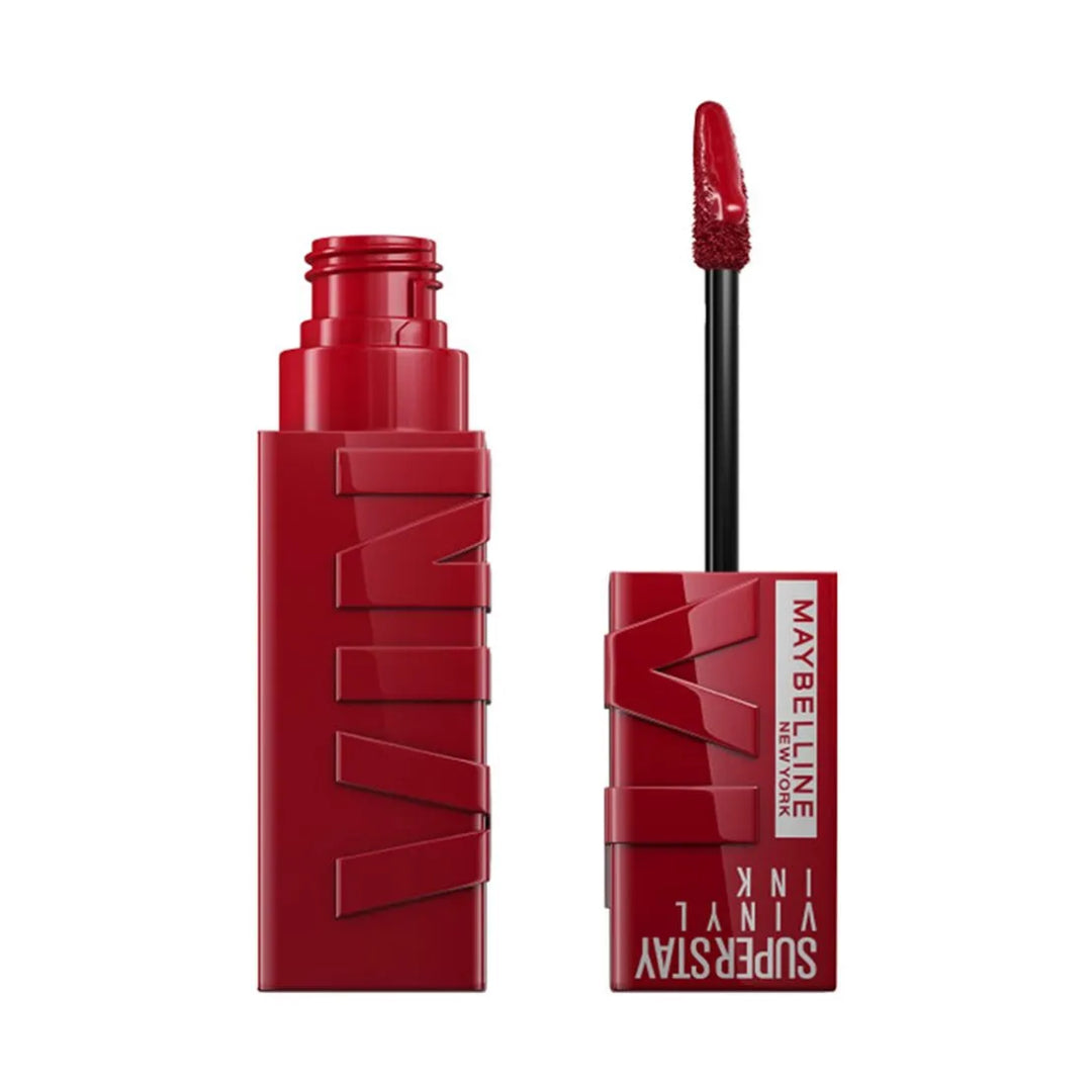 Maybelline Labial líquido brillante Superstay Vinyl Ink Tono Lippy 10 - Dura hasta por 16H, brillo instantáneo sin grumos, sin transferencias