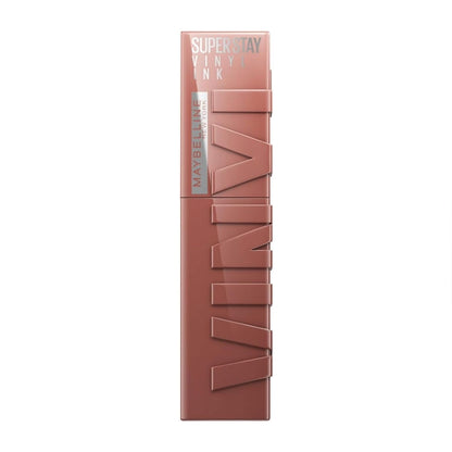 Maybelline Labial líquido brillante Superstay Vinyl Ink Tono Punchy, 4.2ml - Dura hasta por 16H, brillo instantáneo sin grumos, sin transferencias