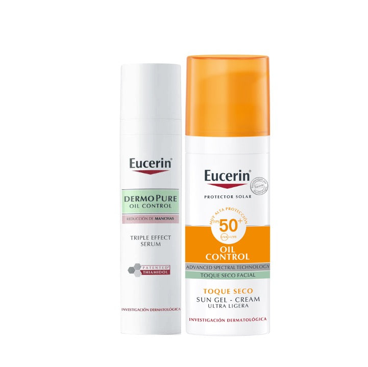 Eucerin Rutina Pack Serum y Protección Solar Piel Grasa