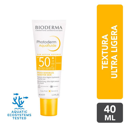 Bioderma Bloqueador Photoderm Aquafluido Tono Neutro Spf50+, 40ml