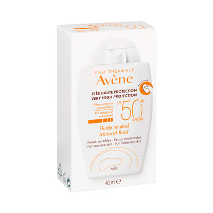 Avene Protector Solar Fluido Mineral 50+40 ML pieles intolerantes