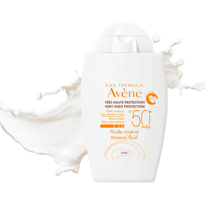 Avene Protector Solar Fluido Mineral 50+40 ML pieles intolerantes