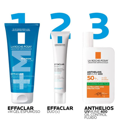 La Roche-Posay Limpiador Facial Effaclar Gel Purificante, Para Piel Mixta a Grasa 200ml